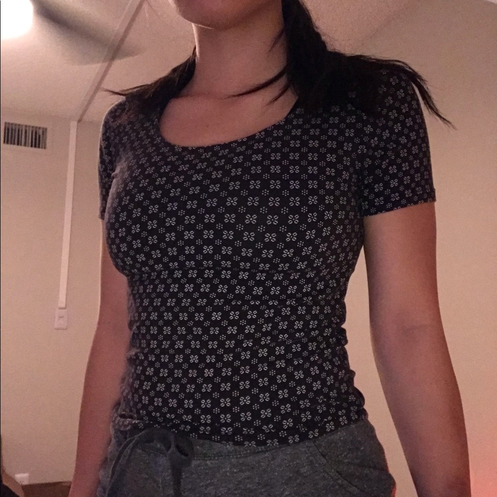 short floral top !!